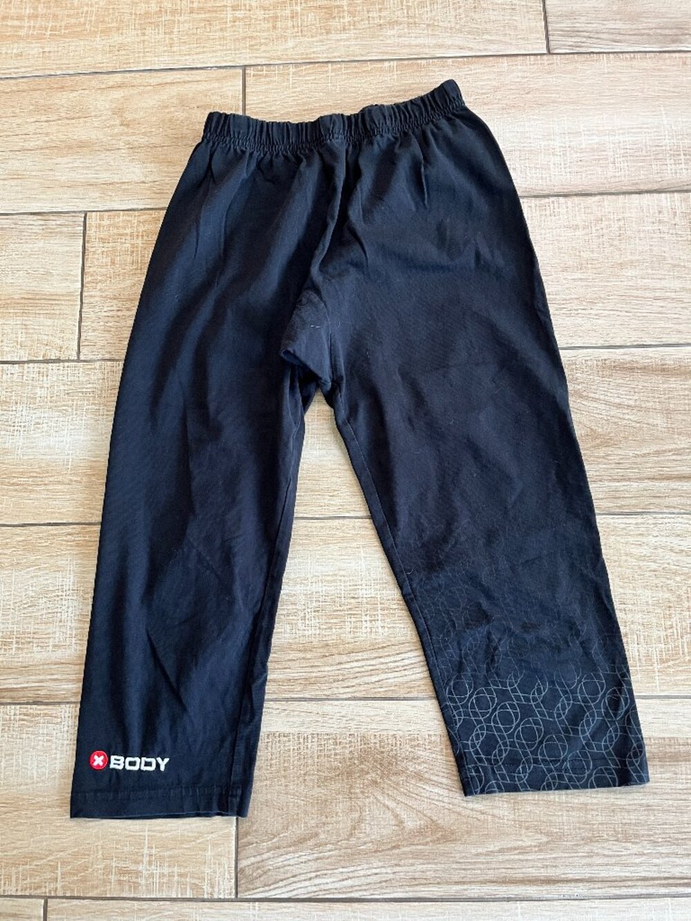 Womens XBody Black Training Underwear Capri Leggings - M